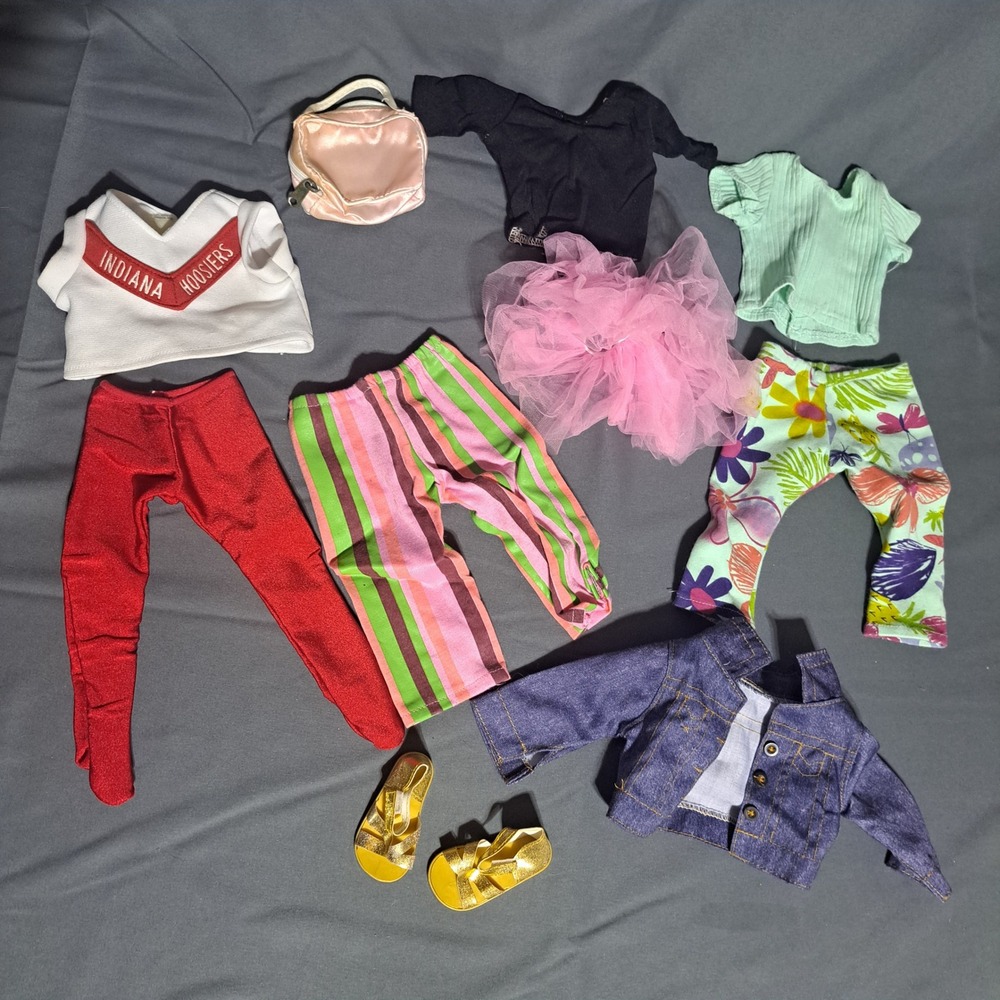 Doll Clothes for 18" Dolls Ballet Tutu Casual Spring‎ Hoosiers Jacket Sandals